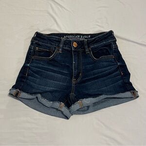 American Eagle Outfitters Women's Navy Jean Shorts